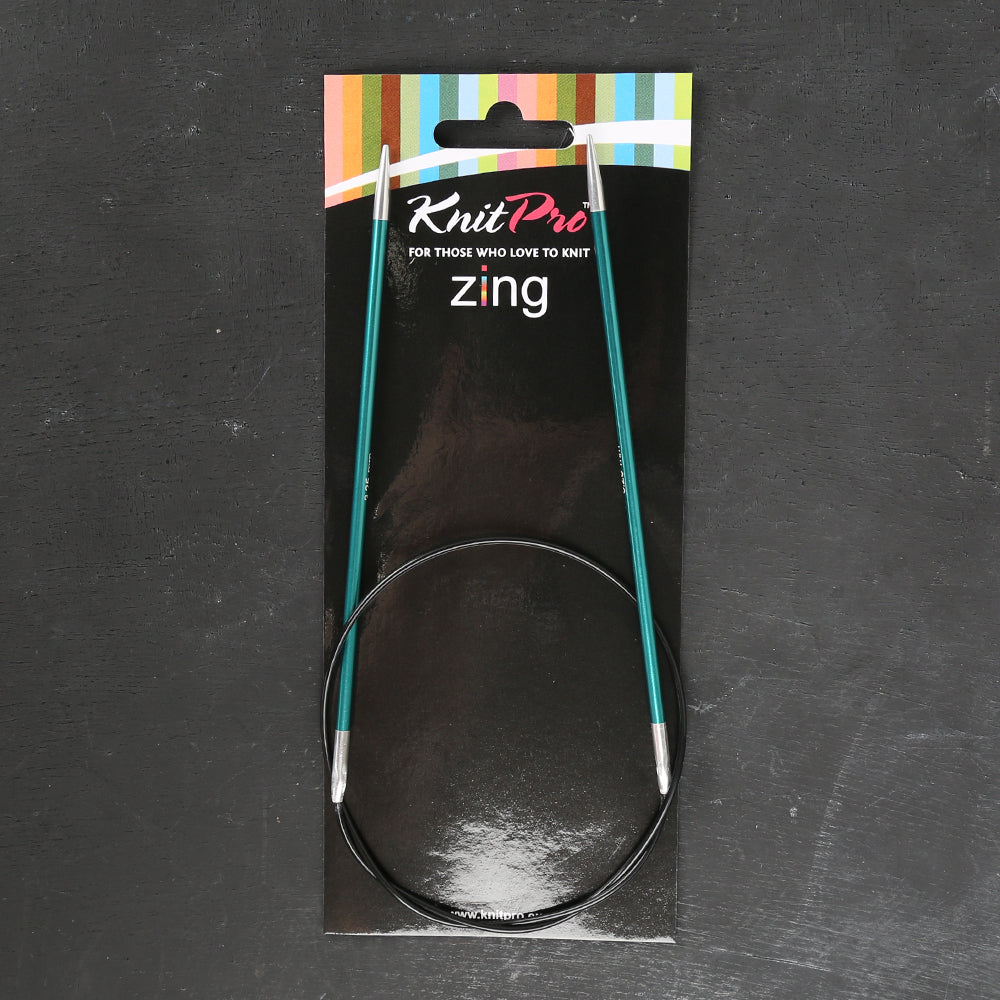 Knitpro Zing 3.25 mm 60 Cm Misinalı Şiş Yeşil - 47096