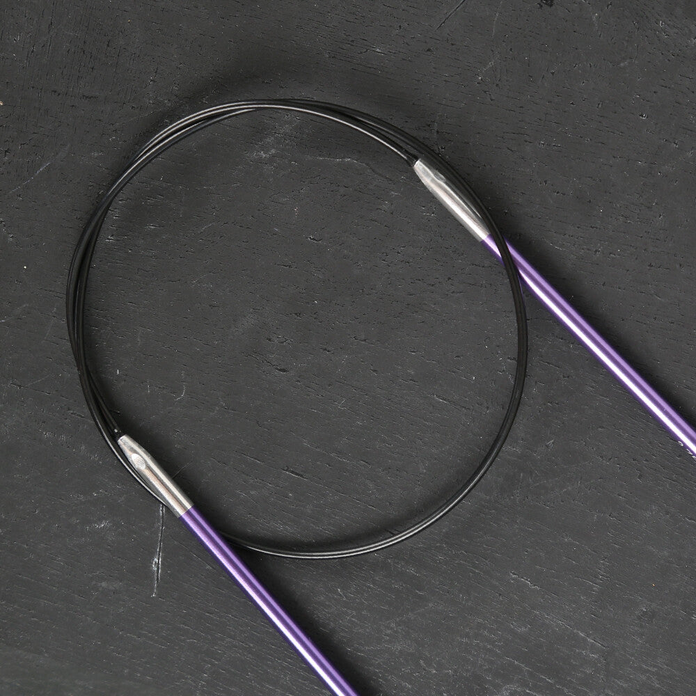 Knitpro Zing 3.75 mm 60 Cm Misinalı Şiş Mor - 47098