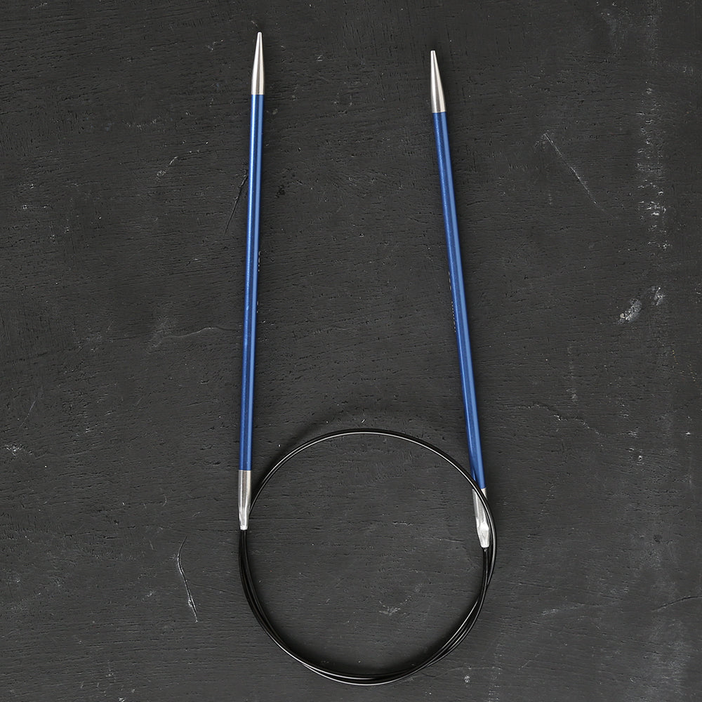 Knitpro Zing 4 Mm 60 Cm Mavi Misinalı Şiş - 47099