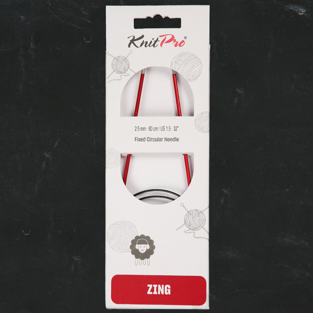 Knitpro Zing 2,5 Mm 80 Cm Misinalı Şiş - 47123