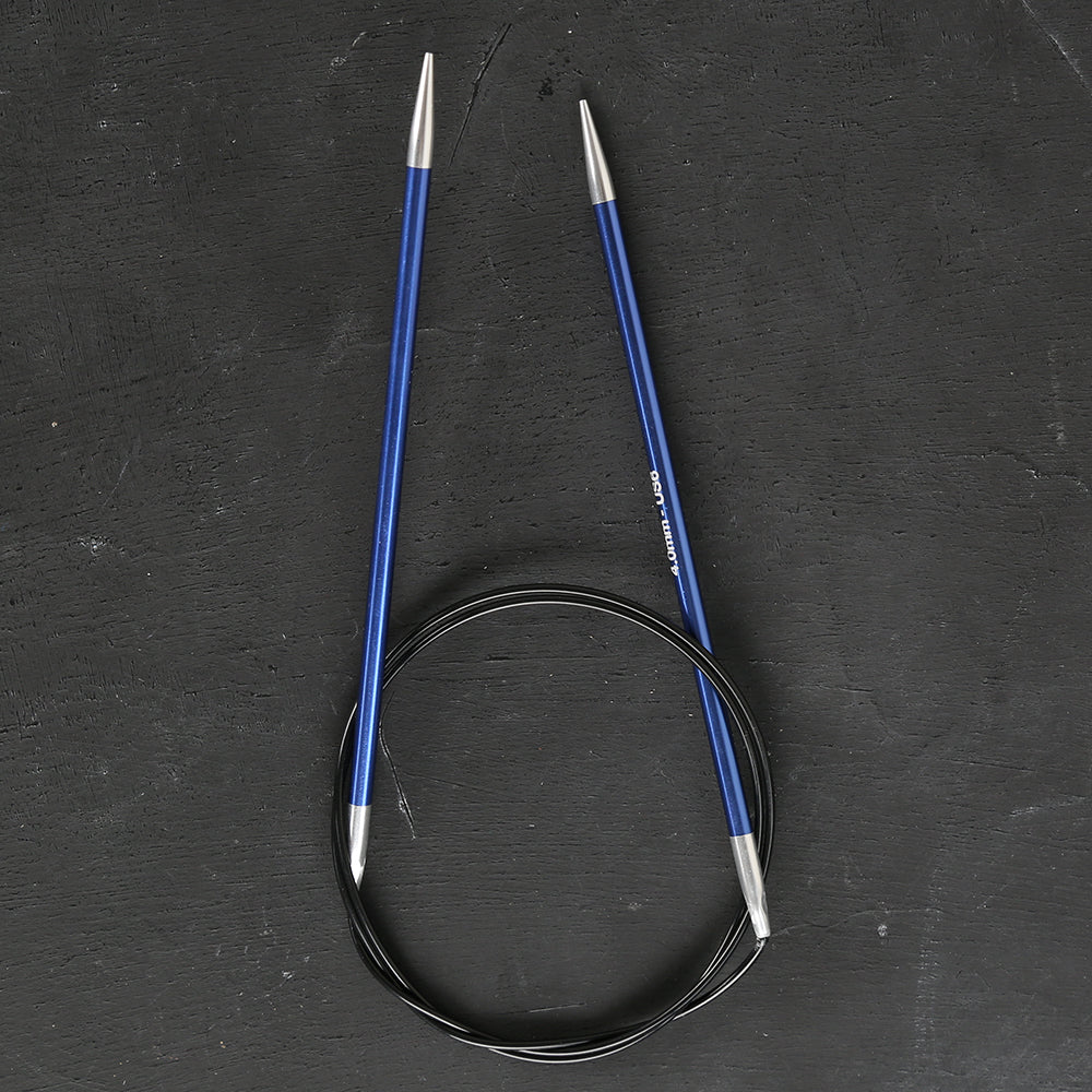 Knitpro Zing 4 Mm 80 Cm Mavi Misinalı Şiş - 47129