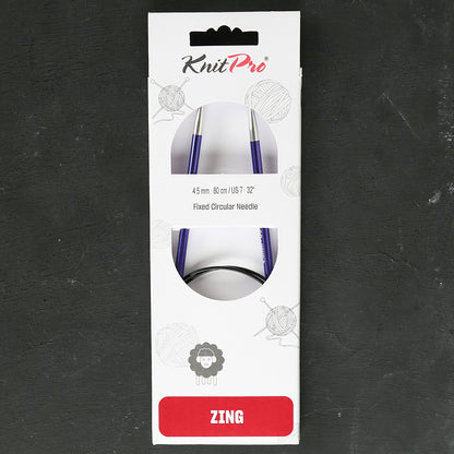 Knitpro Zing 4,5 Mm 80 Cm Misinalı Şiş - 47130