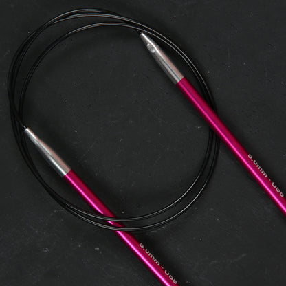 Knitpro Zing 5 Mm 80 Cm Pembe Misinalı Şiş - 47131