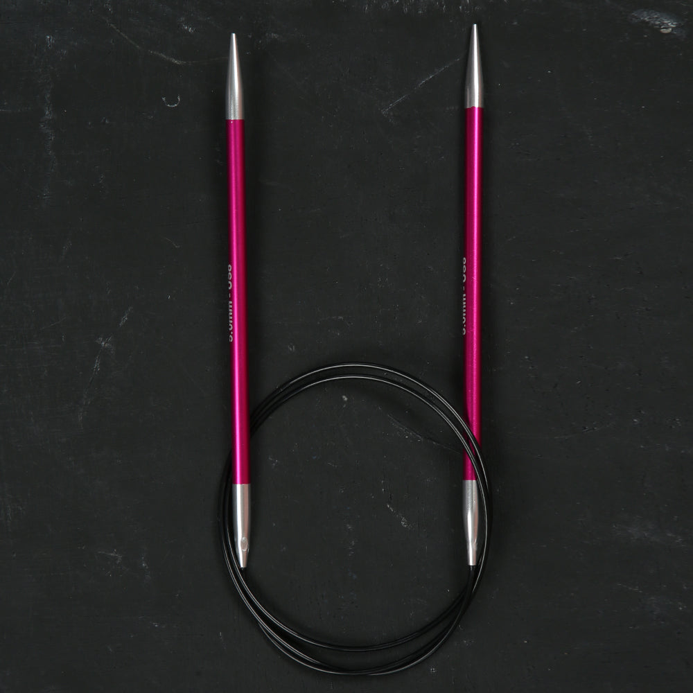 Knitpro Zing 5 Mm 80 Cm Pembe Misinalı Şiş - 47131