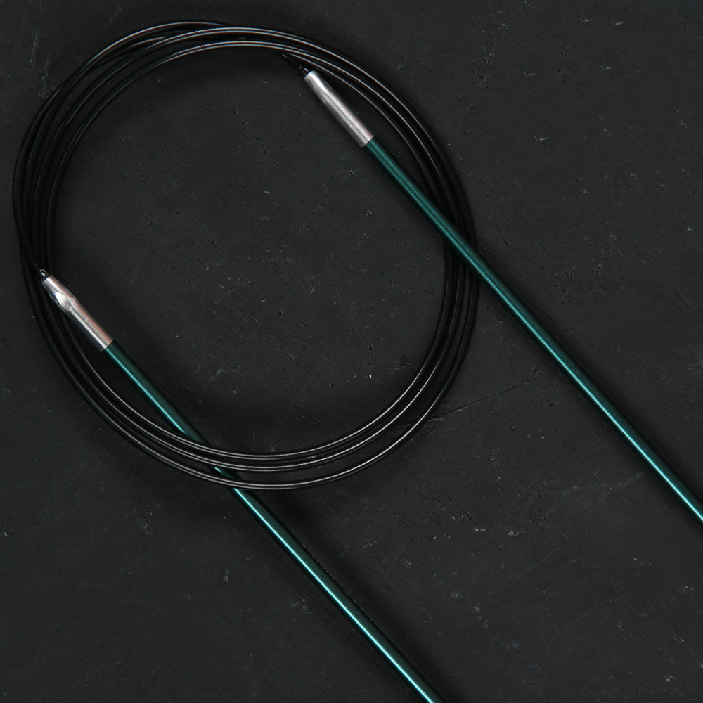 Knitpro Zing 3 Mm 100 Cm Yeşil Misinalı Şiş - 47155 – Hobium