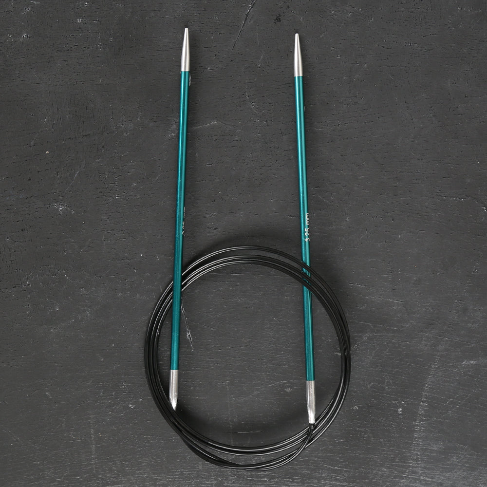 Knitpro Zing 3.25 mm 100 Cm Misinalı Şiş Yeşil - 47156