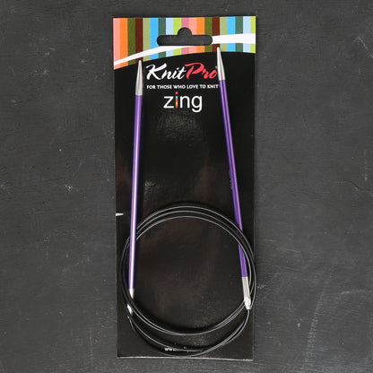 Knitpro Zing 3.75 mm 100 Cm Misinalı Şiş Mor - 47158