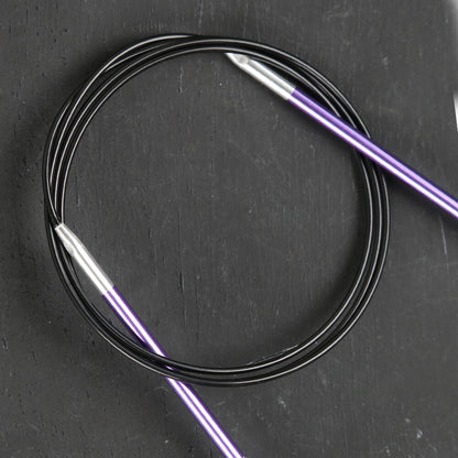 Knitpro Zing 3.75 mm 100 Cm Misinalı Şiş Mor - 47158