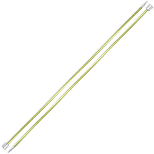 Knitpro Zing 3,5 mm 35 cm Yeşil Metal Örgü Şişi - 47297