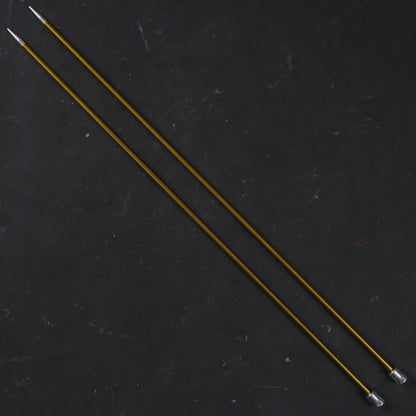 Knitpro Zing 3,5 mm 35 cm Yeşil Metal Örgü Şişi - 47297