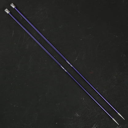 Knitpro Zing 4,5 mm 35 cm Mavi Metal Örgü Şişi - 47300