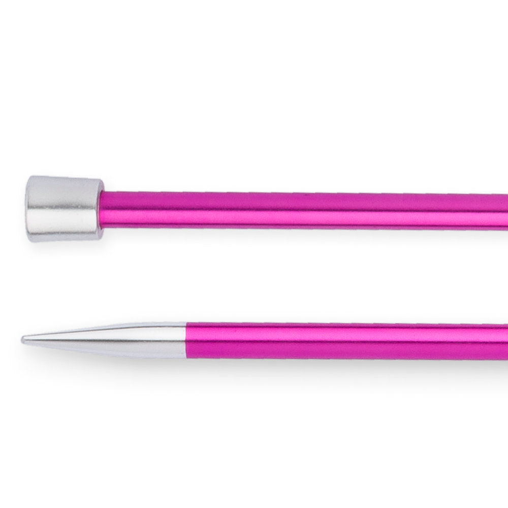 Knitpro Zing 5 mm 35 cm Fuşya Metal Örgü Şişi - 47301