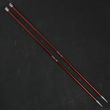 Knitpro Zing 5,5 mm 35 cm Kahverengi Metal Örgü Şişi - 47302