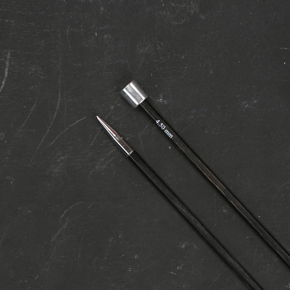 KnitPro Royale 4.5 mm 35 cm Gri Ahşap Örgü Şişi - 29216