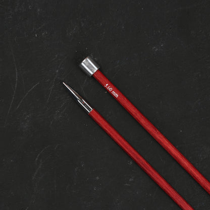 KnitPro Royale 5 mm 35 cm Kıraz Kırmızı Ahşap Örgü Şişi - 29217