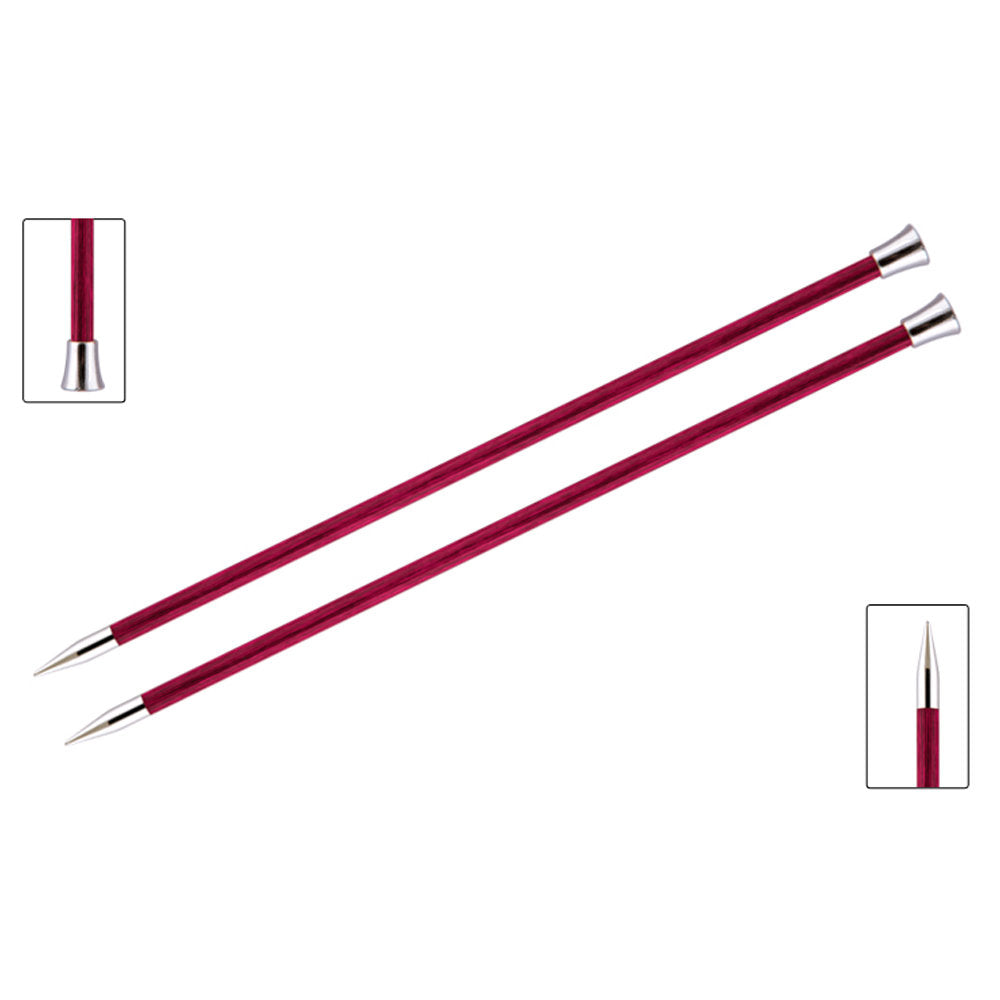 KnitPro Royale 6 mm 35 cm Pembe Ahşap Örgü Şişi - 29219