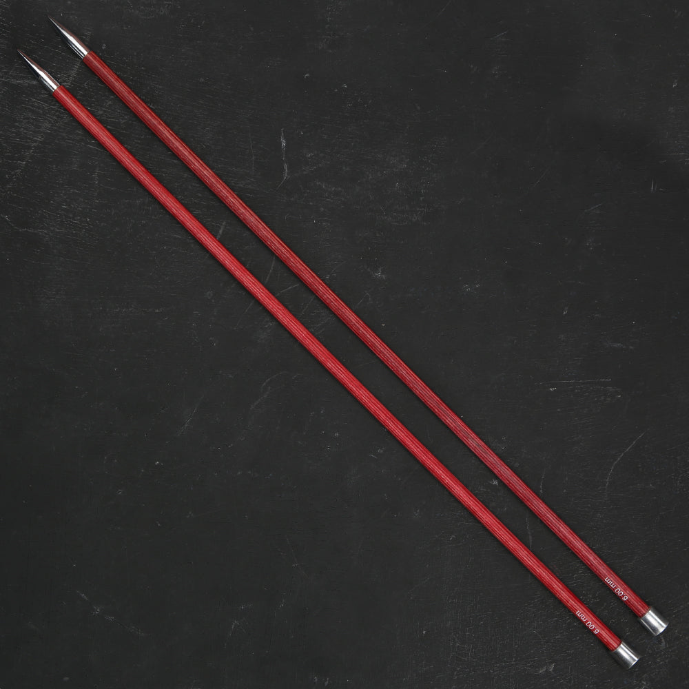 KnitPro Royale 6 mm 35 cm Pembe Ahşap Örgü Şişi - 29219