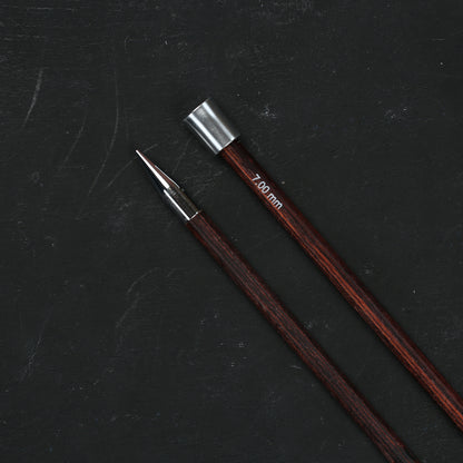 KnitPro Royale 7 mm 35 cm Gül Kırmızı Ahşap Örgü Şişi - 29221