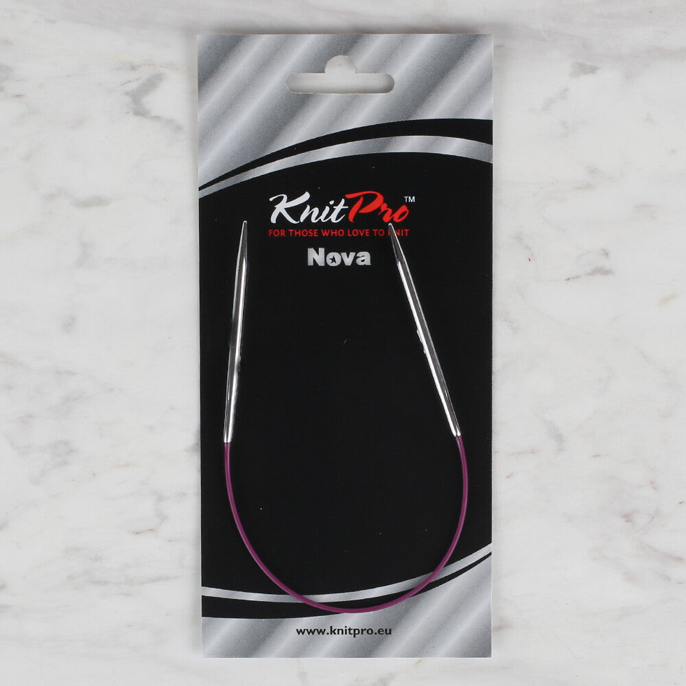 KnitPro Nova Metal 3 Mm 25 Cm Metal Mor Misinalı Şiş10975