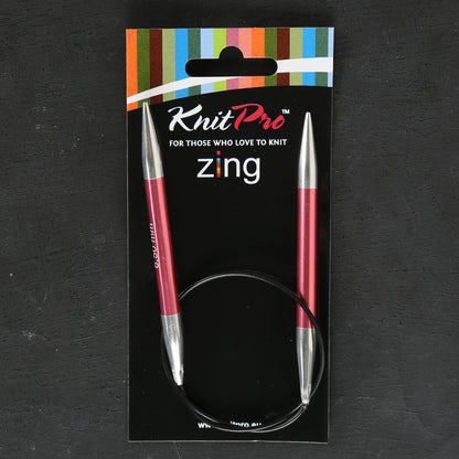 Knitpro Zing 6,5 Mm 40 Cm Pembe Misinalı Şiş - 47074