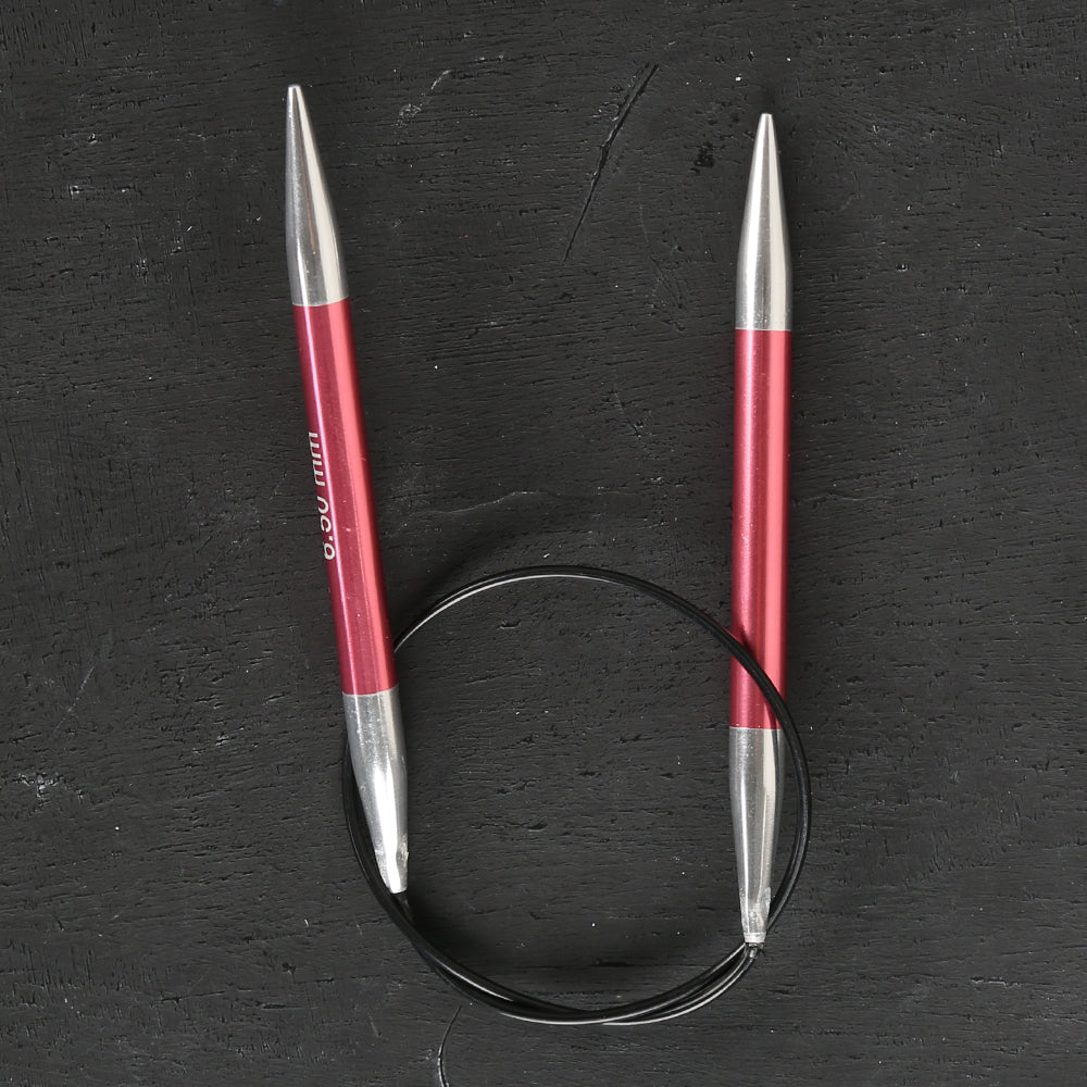 Knitpro Zing 6,5 Mm 40 Cm Pembe Misinalı Şiş - 47074