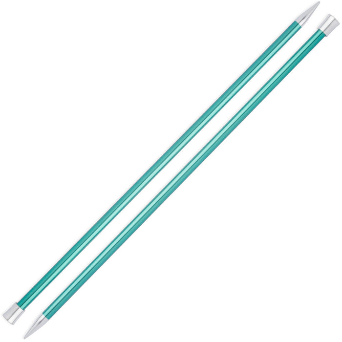 Knitpro Zing 8 mm 35 cm Yeşil Metal Örgü Şişi - 47306