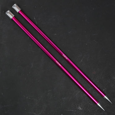 Knitpro Zing 10 mm 35 cm Pembe Metal Örgü Şişi - 47308