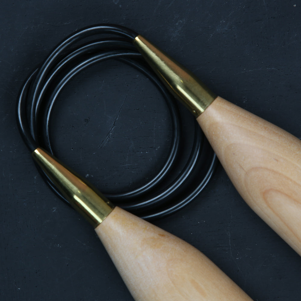 KnitPro Jumbo Birch 35 Mm 120 Cm Huş Ağacı Misinalı Şiş - 35806