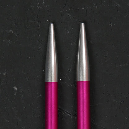 Knitpro Zing 5.00 mm Değiştirilebilir Misinalı Şiş Ucu Pembe - 47505