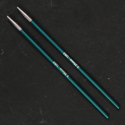 Knitpro Zing 3.25 mm Değiştirilebilir Misinalı Şiş Ucu Yeşil  - 47512