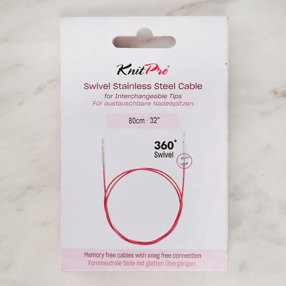 Knitpro 80 cm Tekli Ara Bağlantı Misinası Mor - 10644