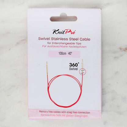 Knitpro 100 cm Tekli Ara Bağlantı Misinası Mor - 10645