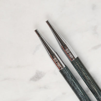 Knitpro Indigo Ahşap Değiştirilebilir Misinalı Şiş Seti - 20643