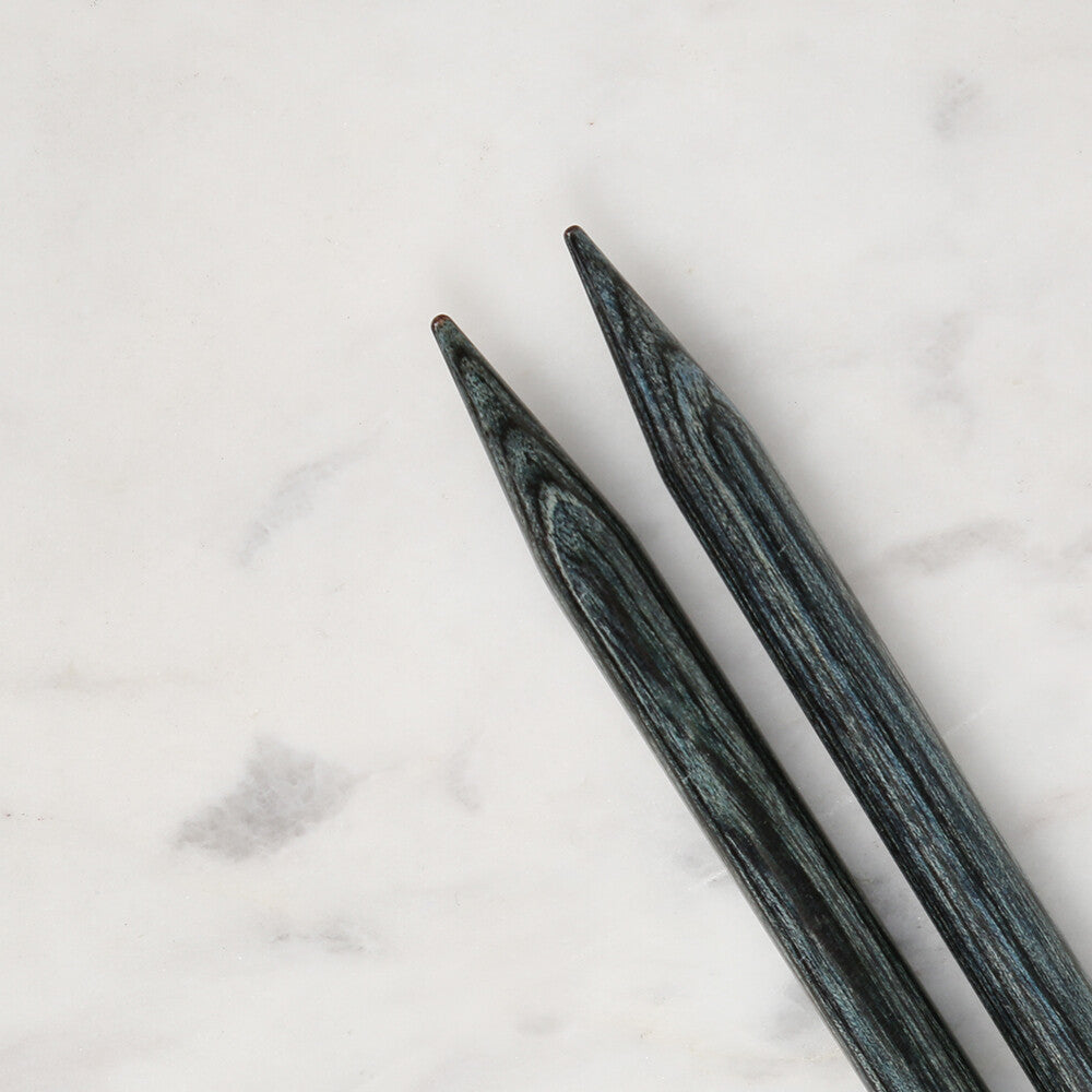 Knitpro Indigo Ahşap Değiştirilebilir Misinalı Şiş Seti - 20643