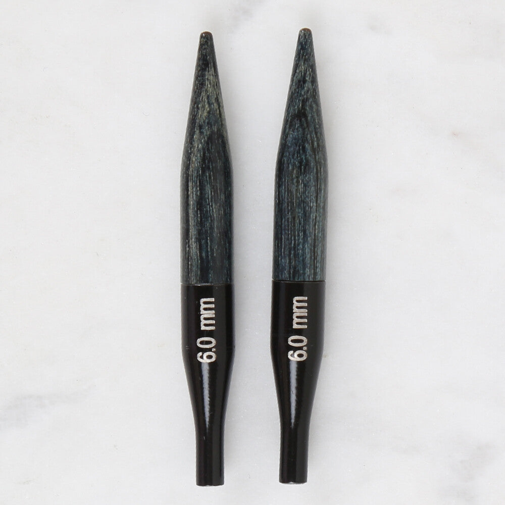 KnitPro Indigo Ahşap Mini Değiştirilebilir Misinalı Şiş Seti - 20645