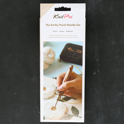 Knitpro Earthy Punch İğne Seti - The Earthy Kit - 21002