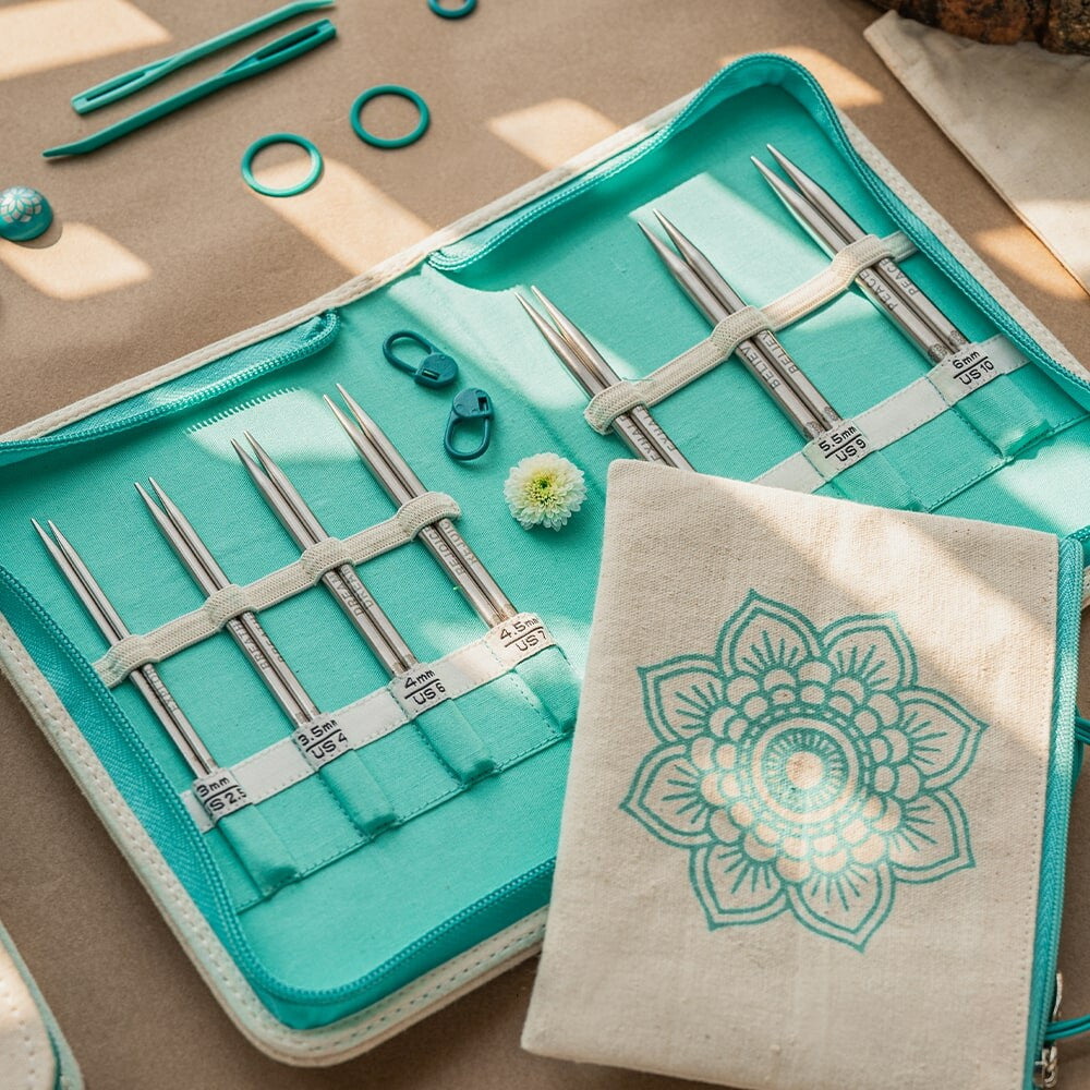 KnitPro Mindful Kindness Değiştirilebilir Misinalı Şiş Seti 10 cm