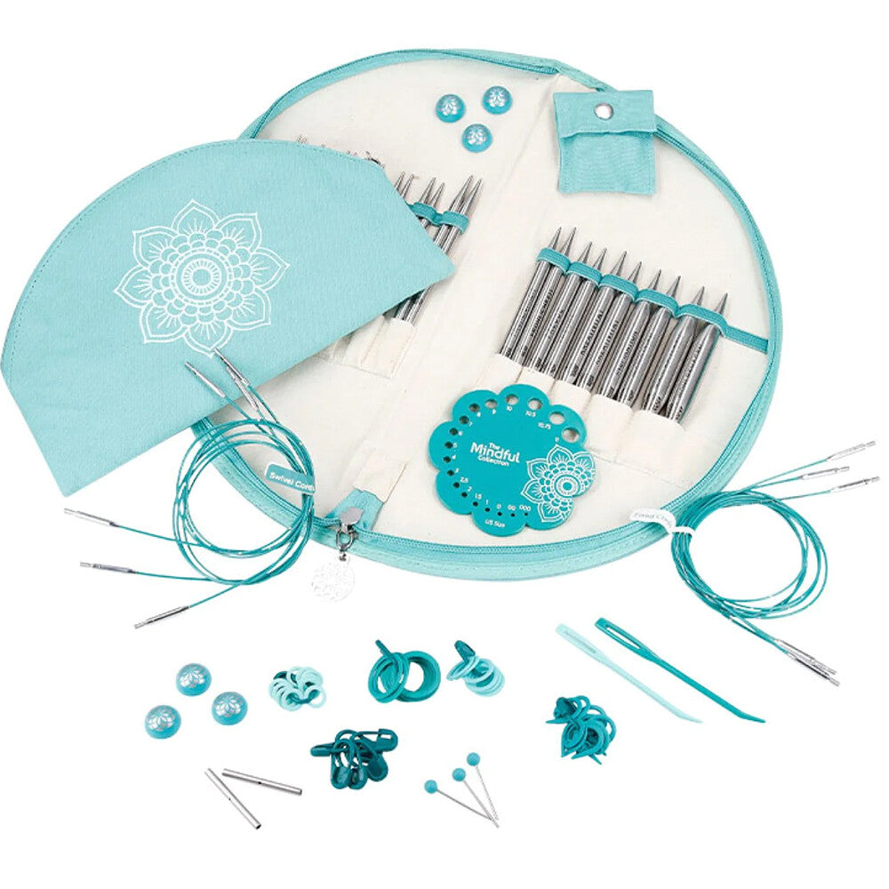 KnitPro Mindful Gratitude Değiştirilebilir Misinalı Şiş Seti 13 cm - 36301