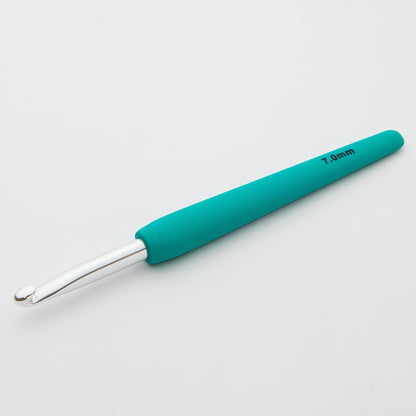 KnitPro Waves 7 mm Yeşil Yumuşak Saplı Yün Tığ - 30945