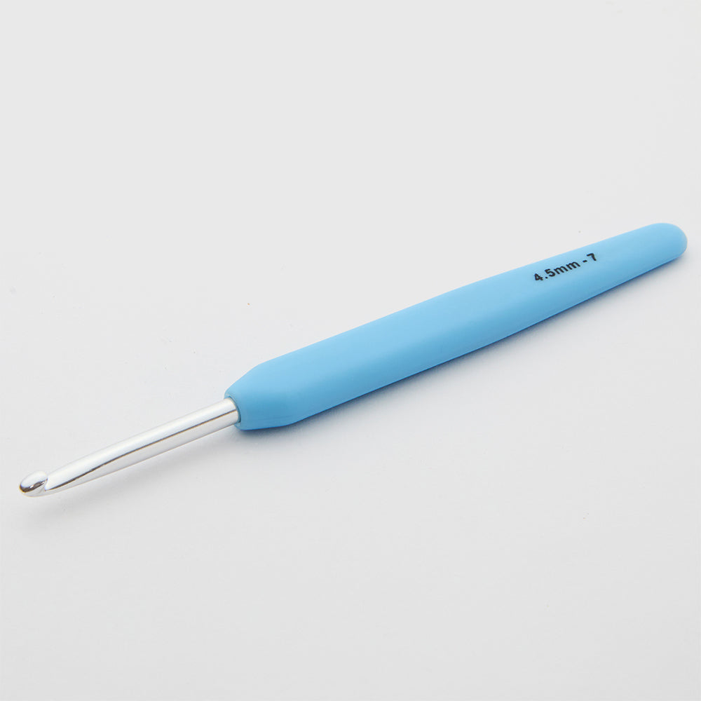 KnitPro Waves 4,5 mm Mavi Yumuşak Saplı Yün Tığ - 30940