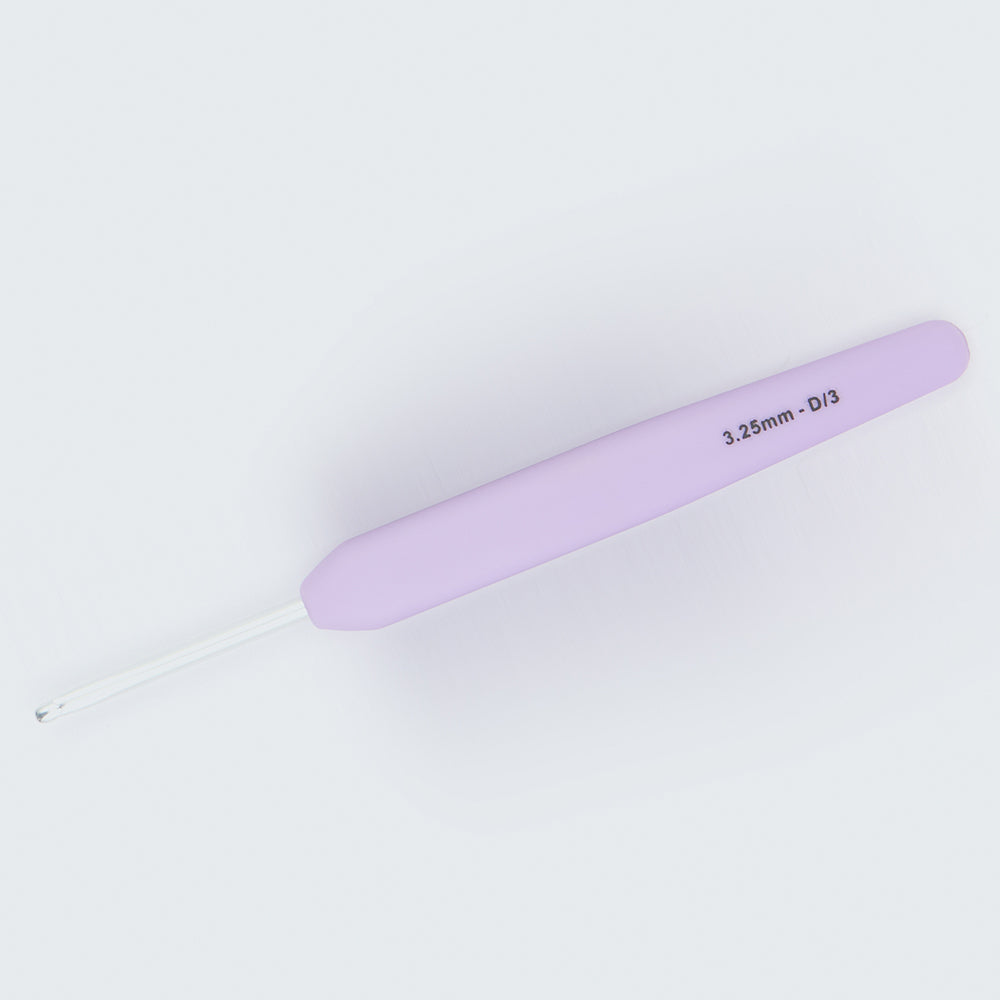 KnitPro Waves 3,25 mm Pembe Yumuşak Saplı Yün Tığ - 30936