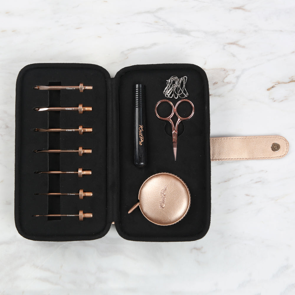 Knitpro Oasis Starter Ucu Değiştirilebilir Tığ Seti - 30981 – Hobium