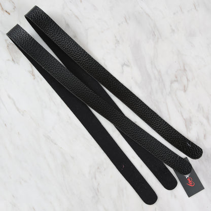Knitme Spor Dikişli Çanta Askısı 75X2,5 cm Siyah BA-0006