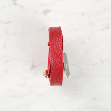 Knitme Sürgü Tokalı Çanta Askısı 135x1,5 cm Kırmızı BA-0001