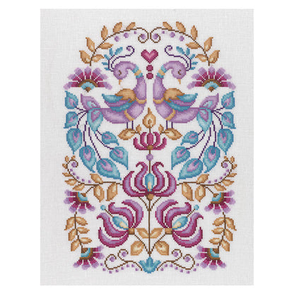 Tuva Kanaviçe Folk Art Çiçekler Kitabı - 6830