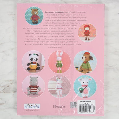 Tuva Amigurumi Arkadaşlar 15 Tığ İşi Oyuncak Tasarımı Kitabı - 6650