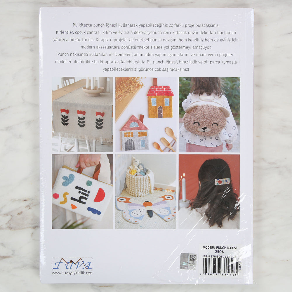 Tuva Modern Punch Nakışı Kitabı - 6870