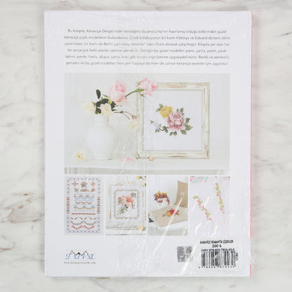 Tuva Kanaviçe Romantik Çiçekler Kitabı - 6780