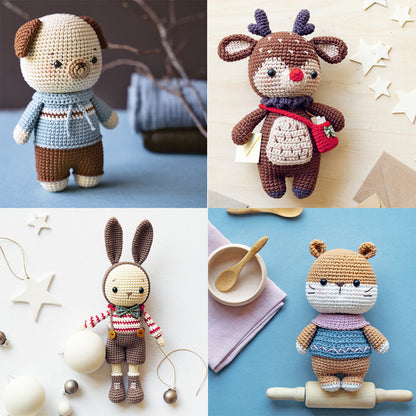 Tuva Amigurumi Hayvanlar 15 Tığ İşi Oyuncak Projesi Kitabı - 6880