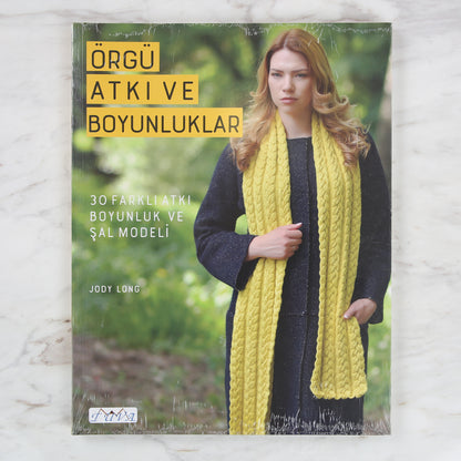 Tuva Örgü Atkı ve Boyunluklar Kitabı - 6290